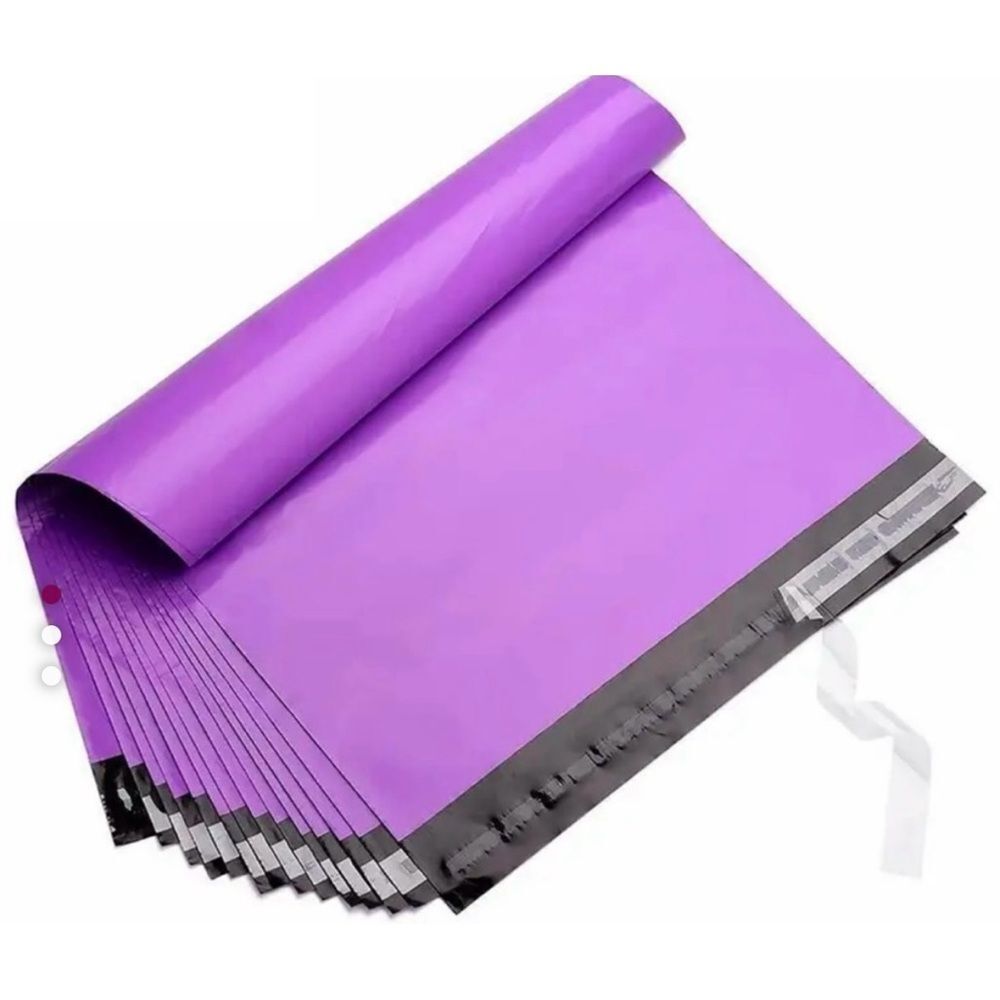 40 CT 10x13" Premium Purple Poly Mailers.